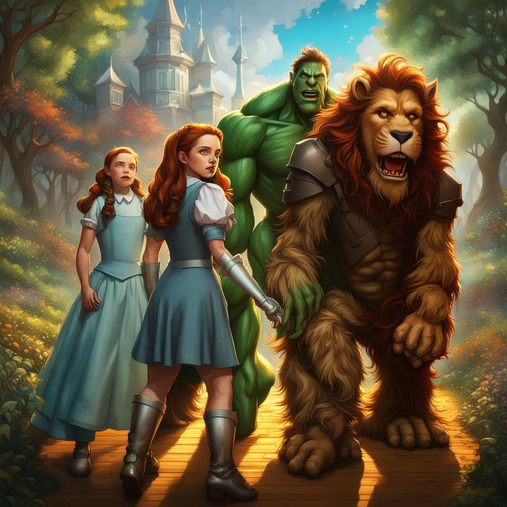 Wizard of Oz Reimagined: Hyperdetailed Concept Art