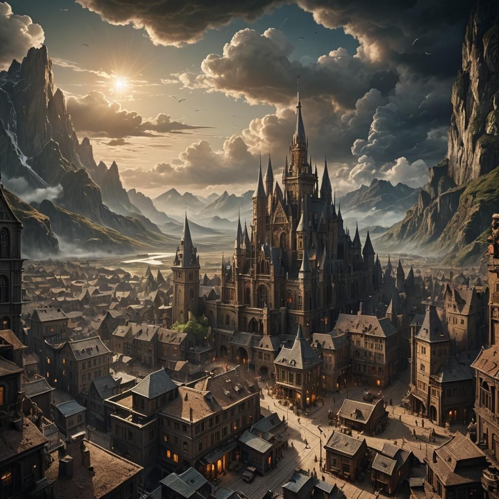 Artist Painting Portrait: Digital Matte Painting