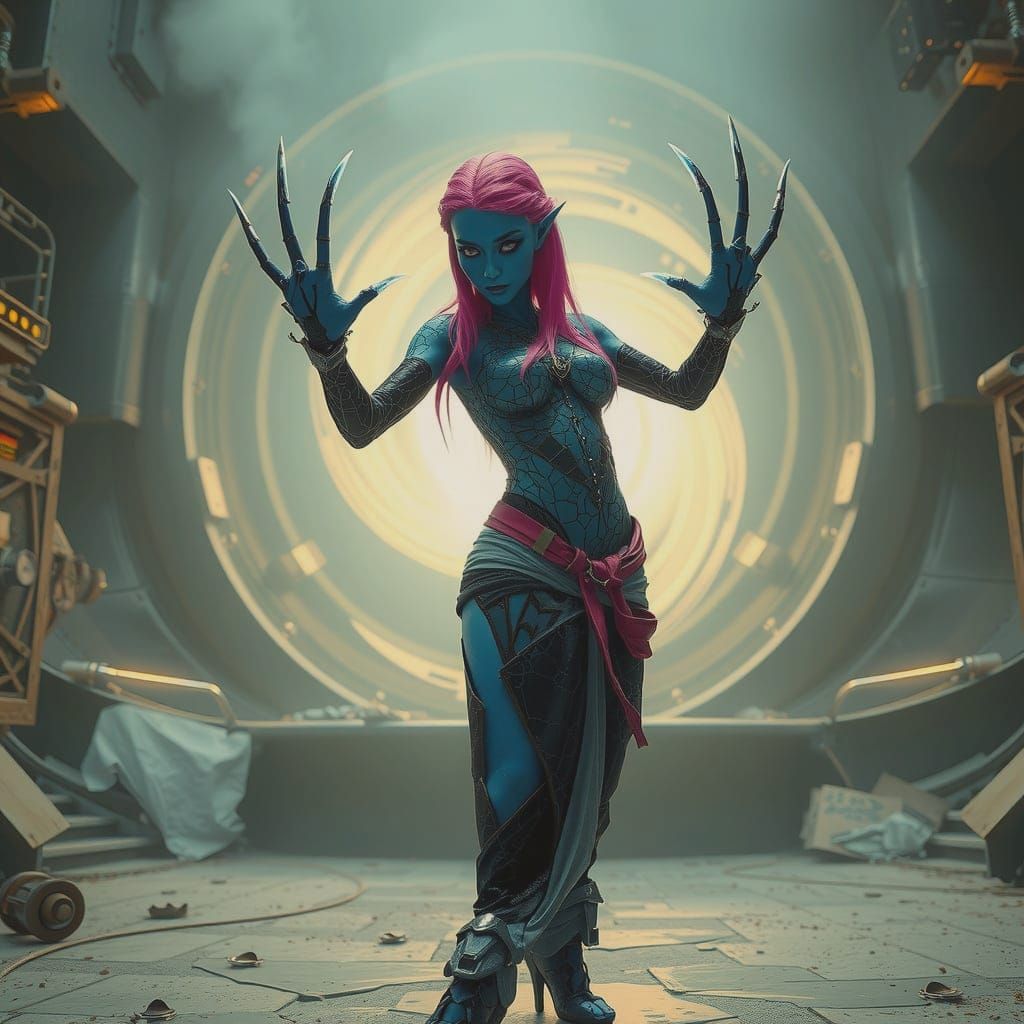 Ethereal Guardian in Shattered Glass Armor