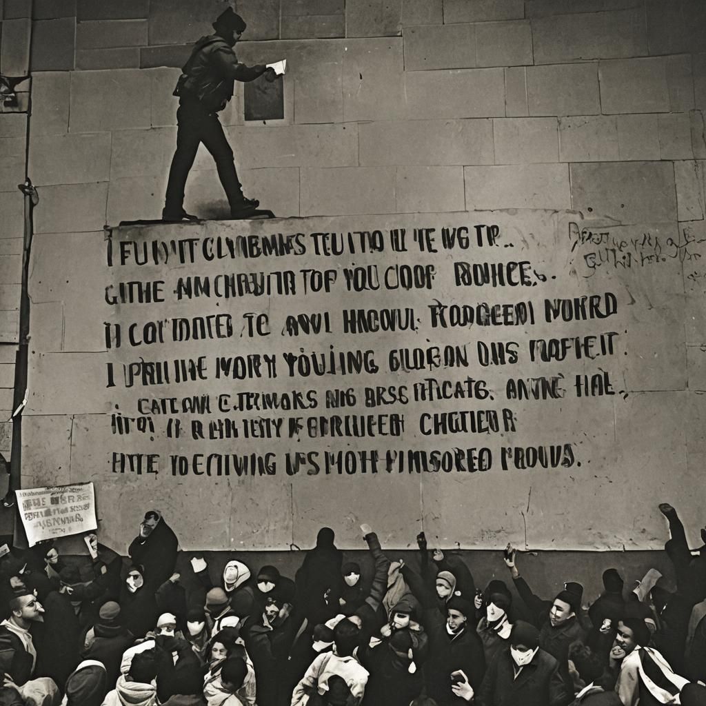 Youth Protest: Detailed Matte Painting in Unreal Engine