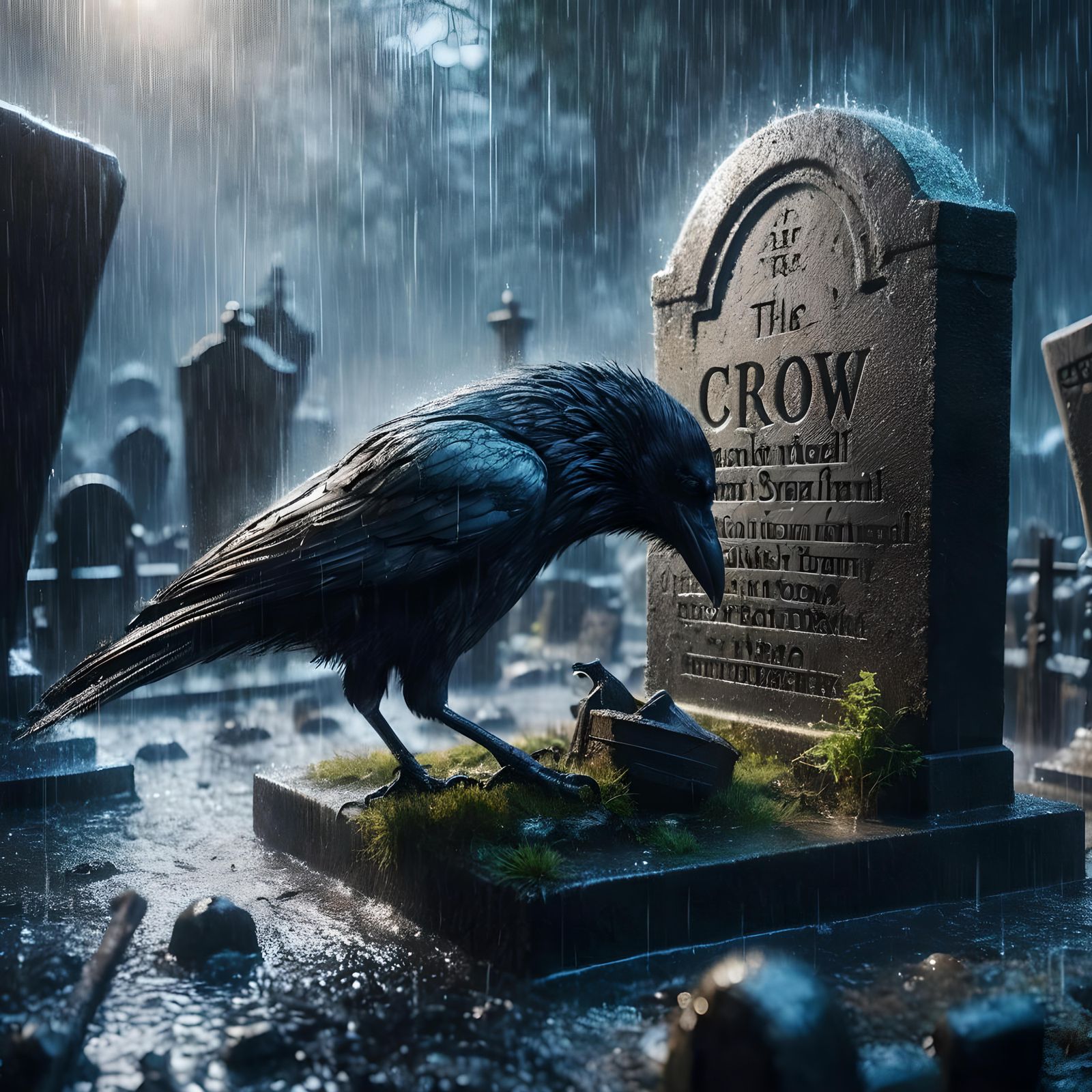 The Crow rests here