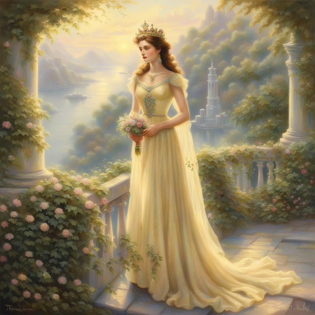 Diamond Princess in Ethereal Fantasy Style