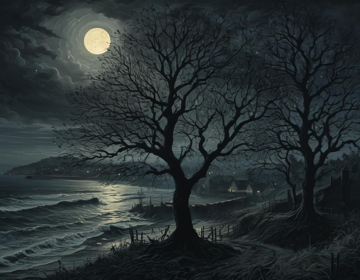 New Morning Arises After Darkness: Intricate Art