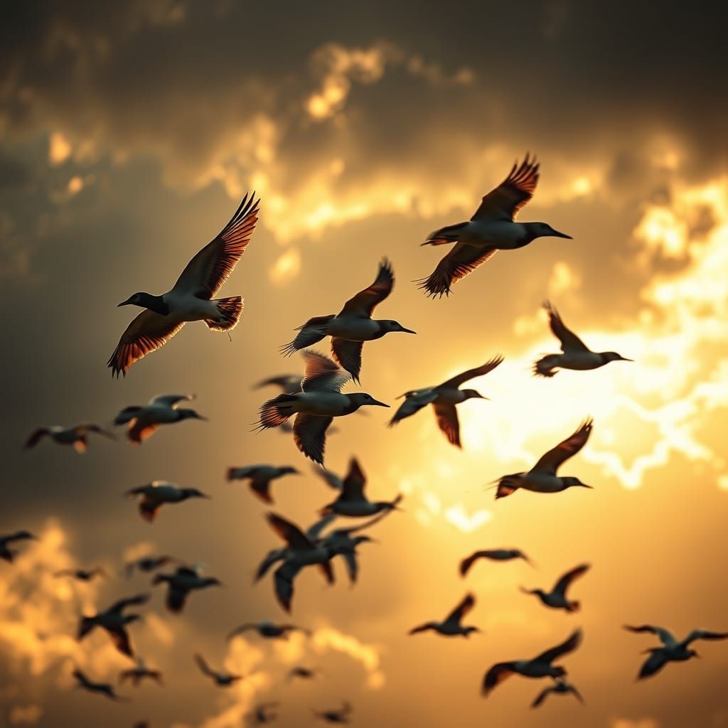 Burst of Freedom in Hyperrealistic Flight