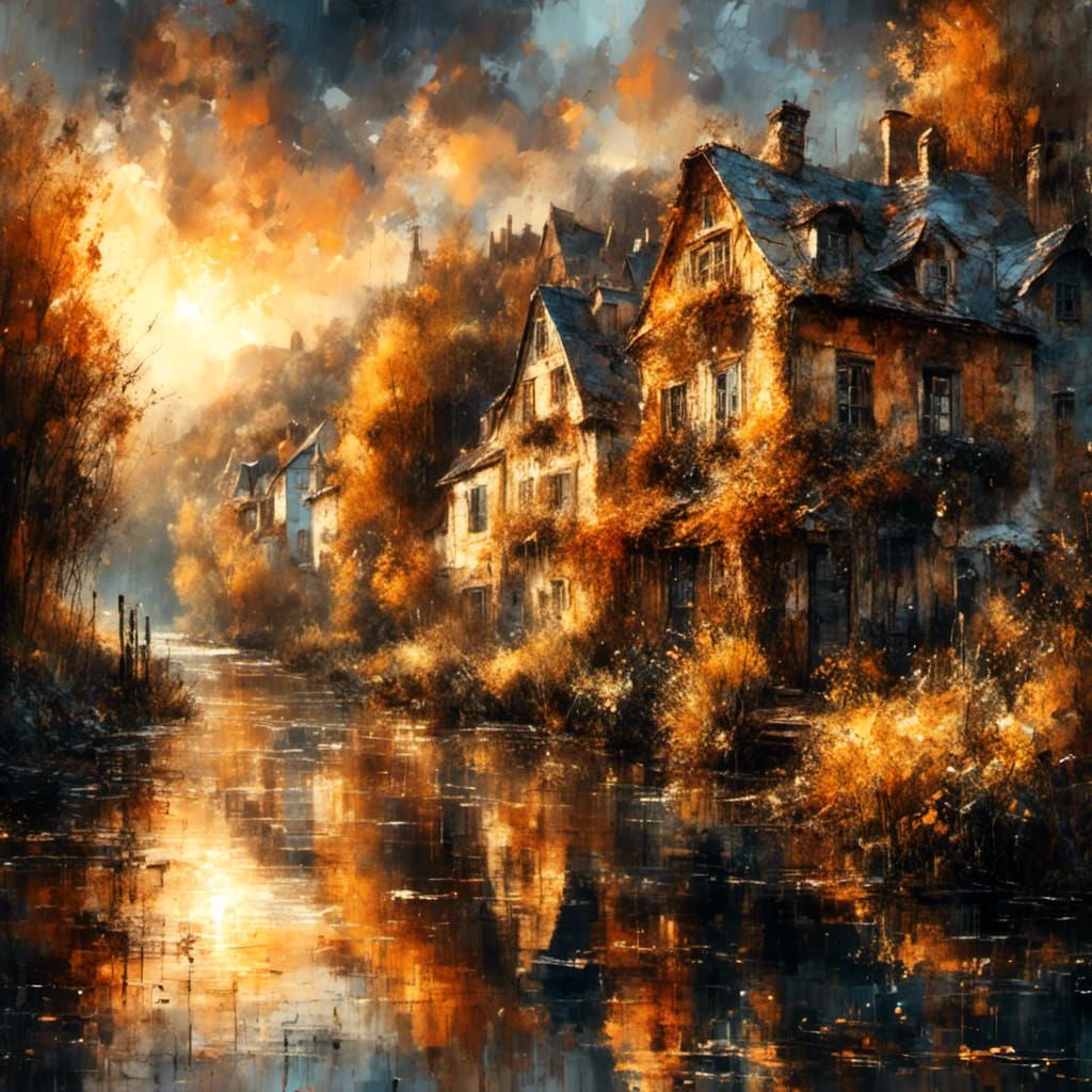 A deserted, waiting street