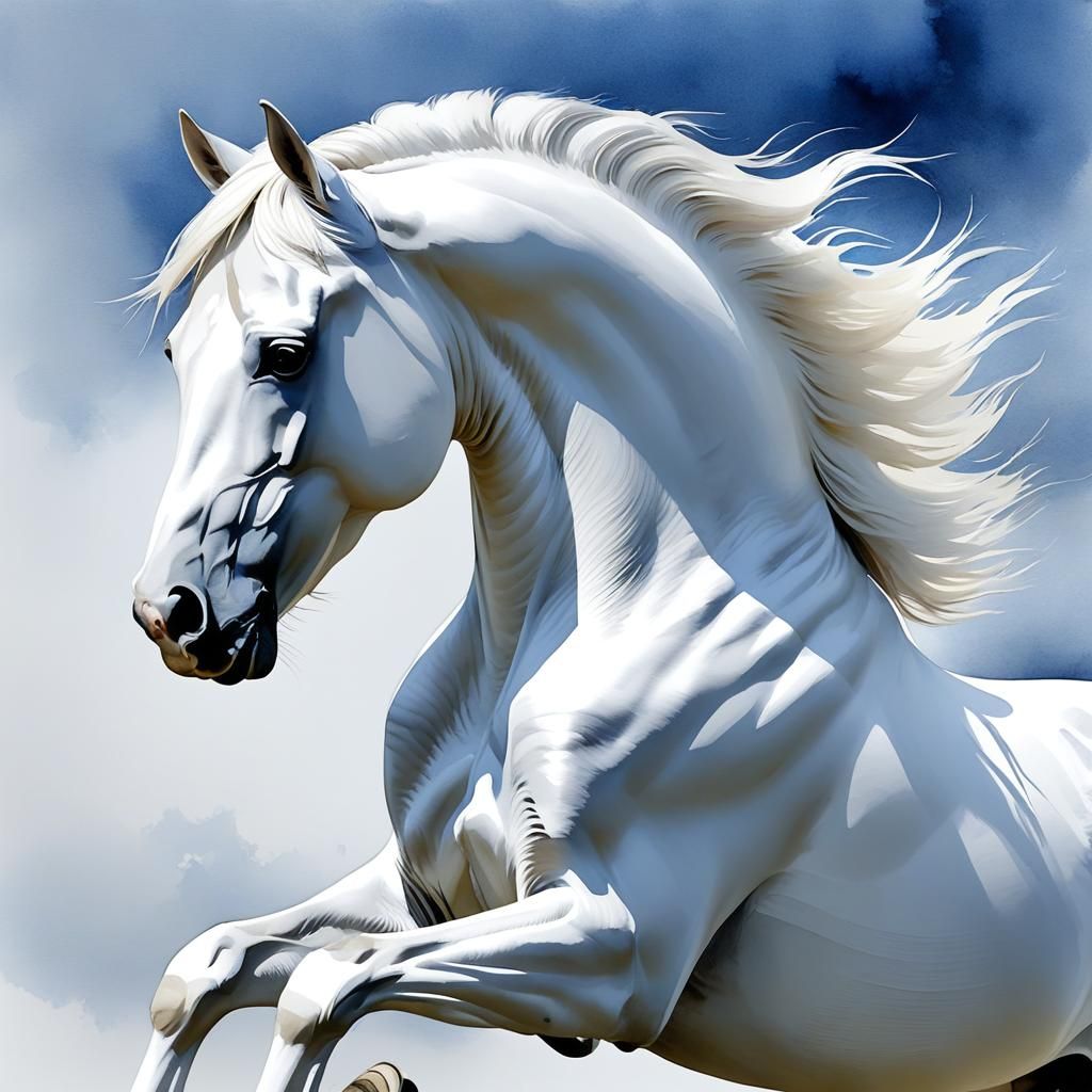 White Stallion