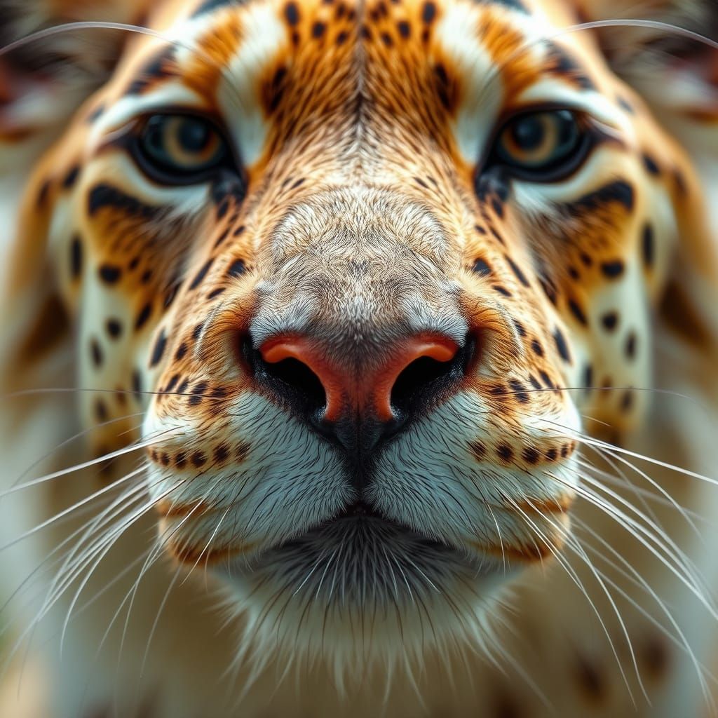 Hyperrealistic Portrait of a Tiger