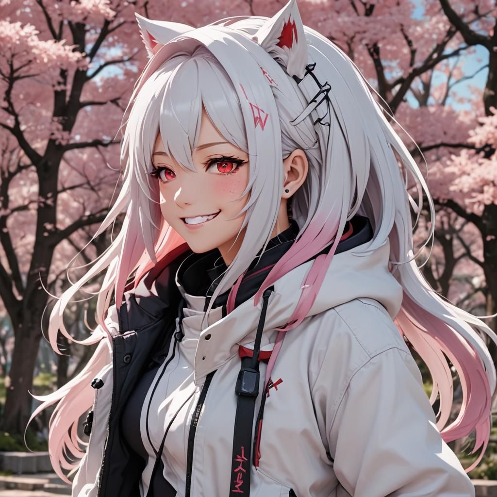 Nakiri Ayame Anime Portrait in 3D