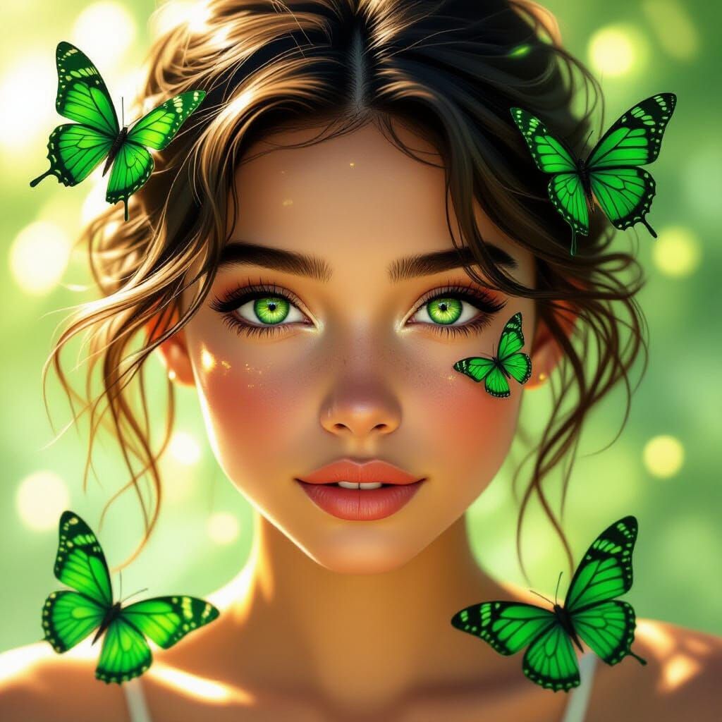 Expressive Eyes in Painterly Digital Art Style