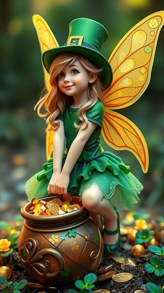 Irish Fairy Goddess of Good Fortune