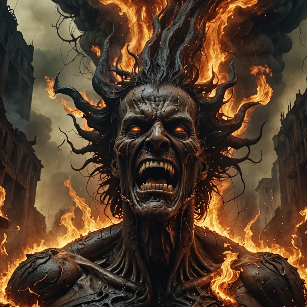 Man's Face Melting in Hell, Cinematic Masterpiece