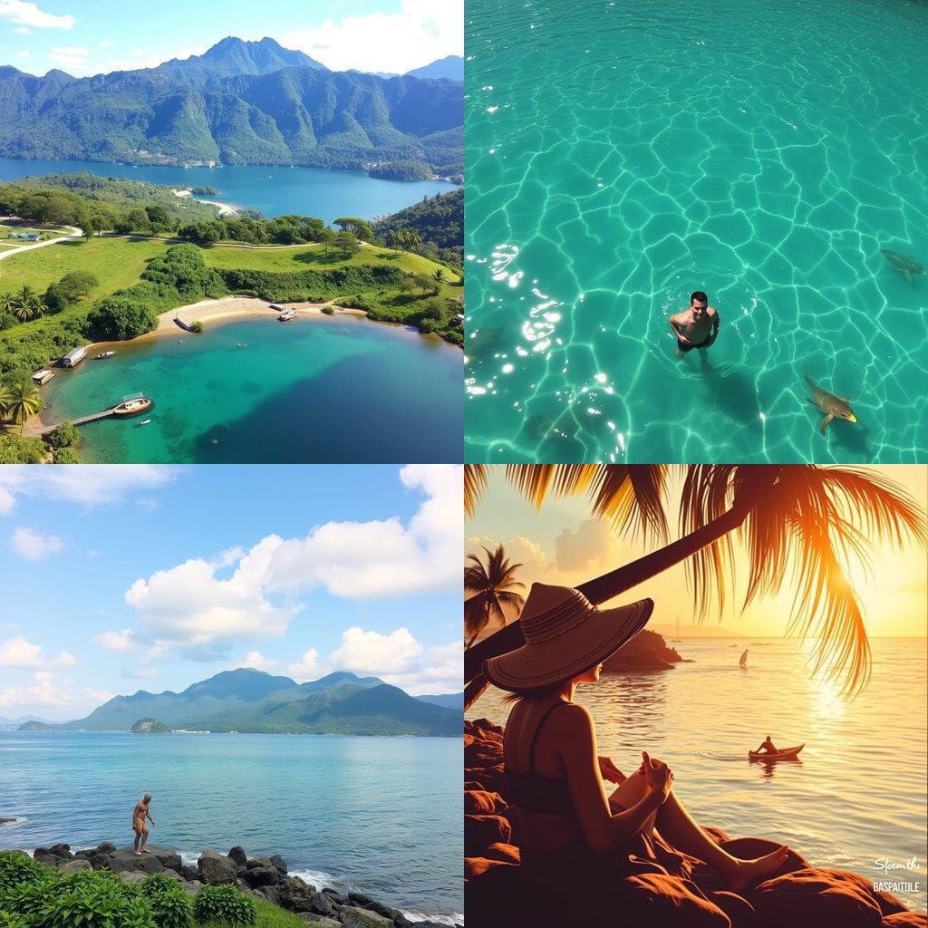 Surreal Tropical Paradise