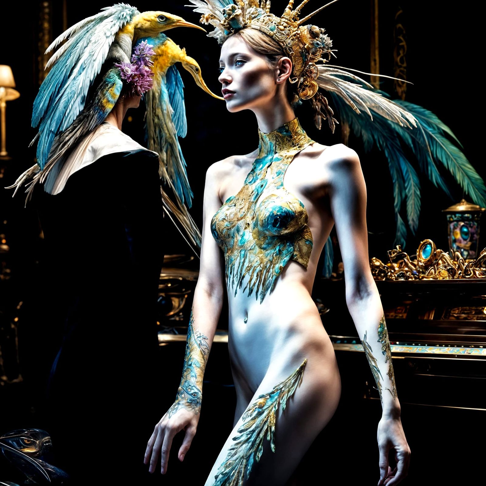 Exotic Alien Creatures and Pets in Surreal Bizarre Art