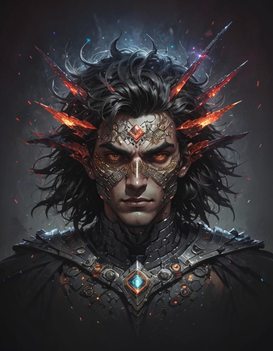 Retro Pixel Hero with Magic Sword in 8k