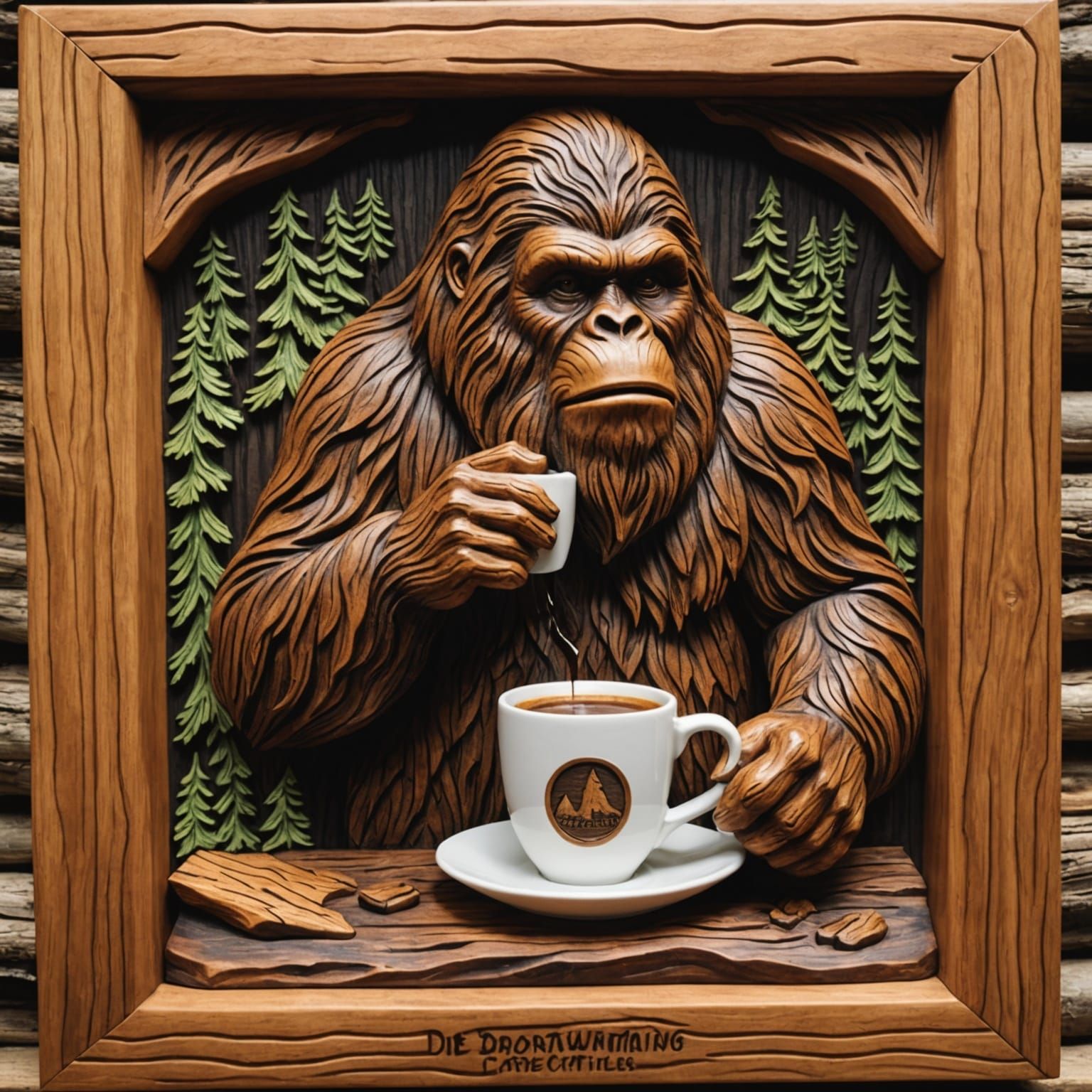 Sasquatch Coffee Break: Award-Winning Wood Carving