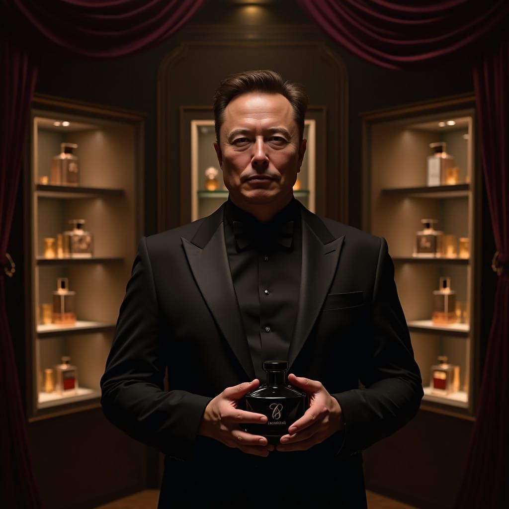 Luxury Fragrance Campaign in Moody Cinematic Style