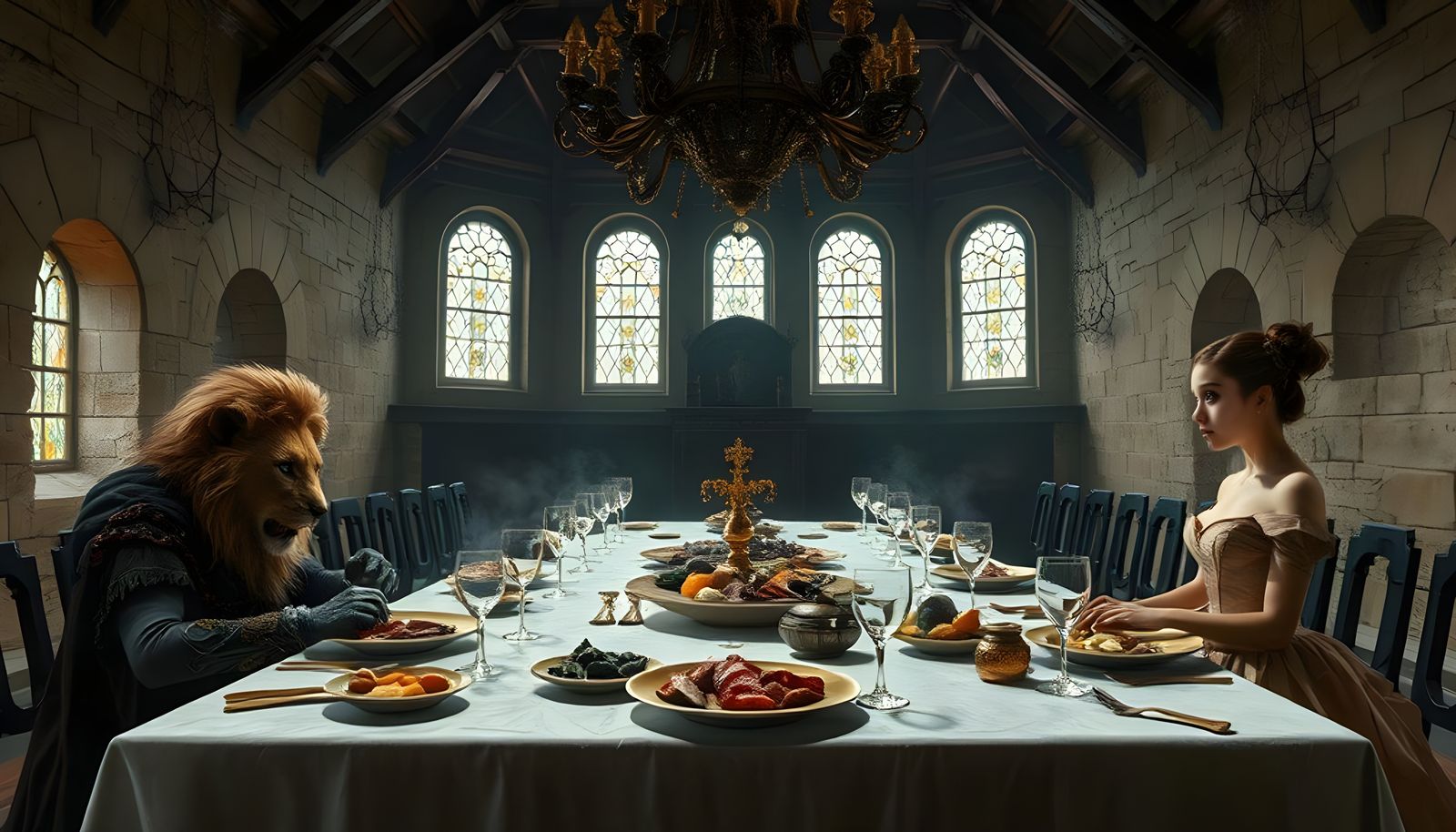 Medieval Monster Feast: A Victorian Beauty and the Beast