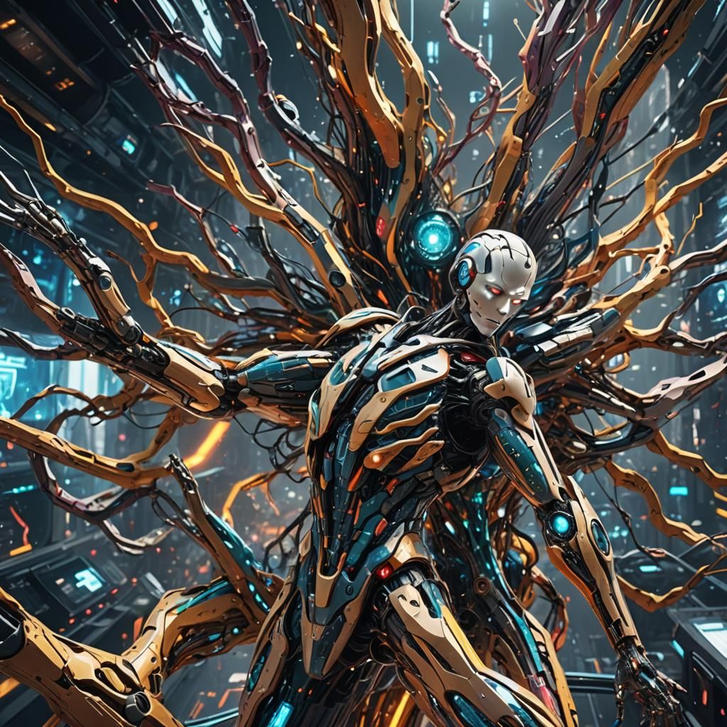Information Flow Connecting People in Retrofuturism