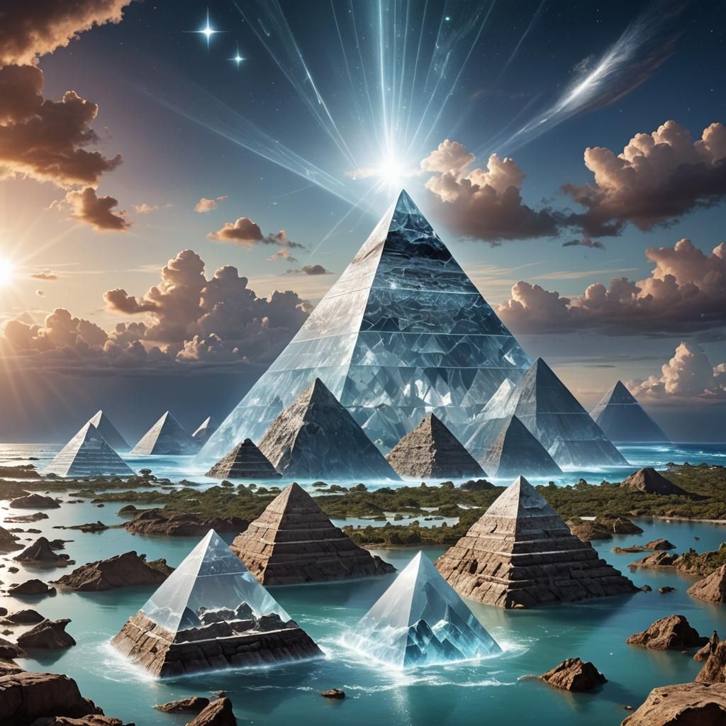 Crystal Pyramids: Bermuda Triangle Dimension Portals