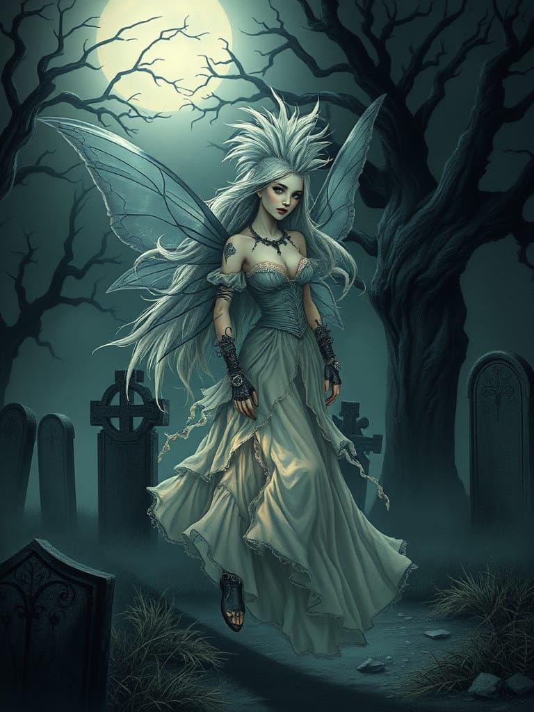 Ghostly punk fairy 1