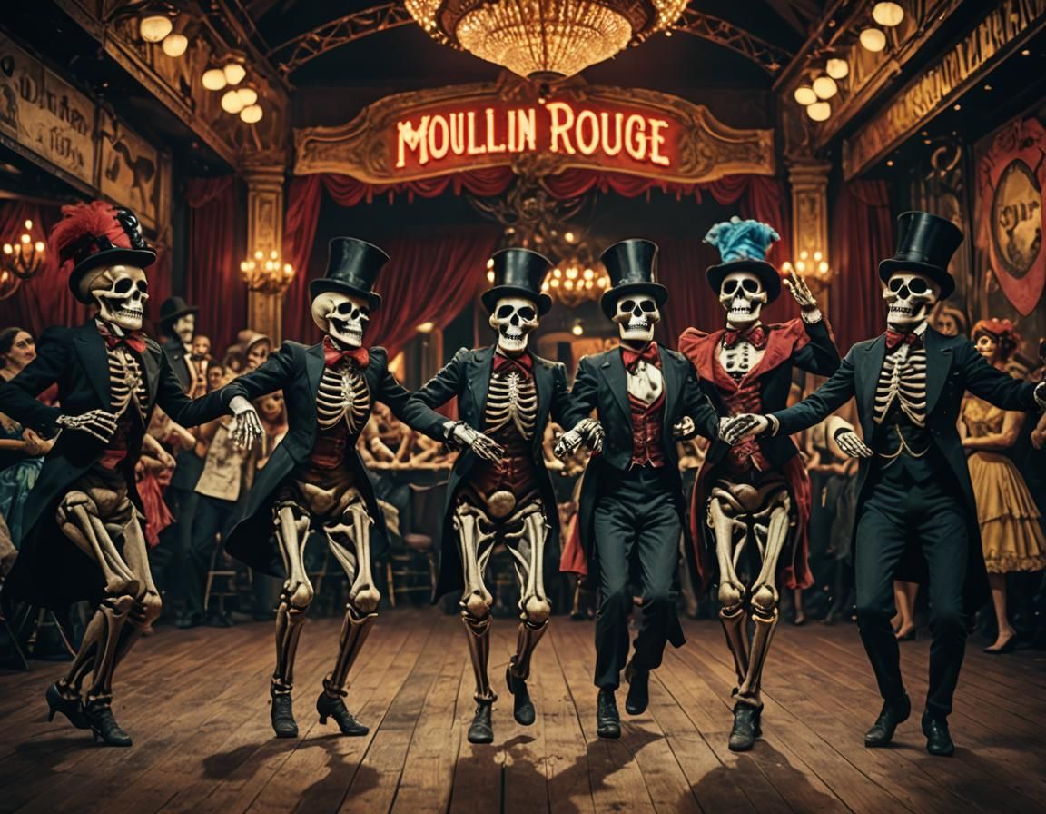 Halloween at the Moulin Rouge
