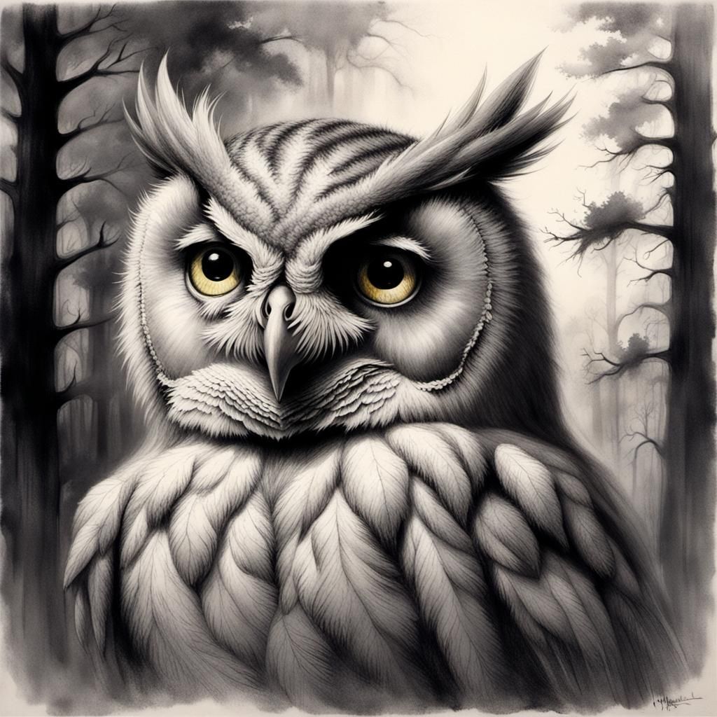 Woodsy Owl in Gammell's Expressive Style
