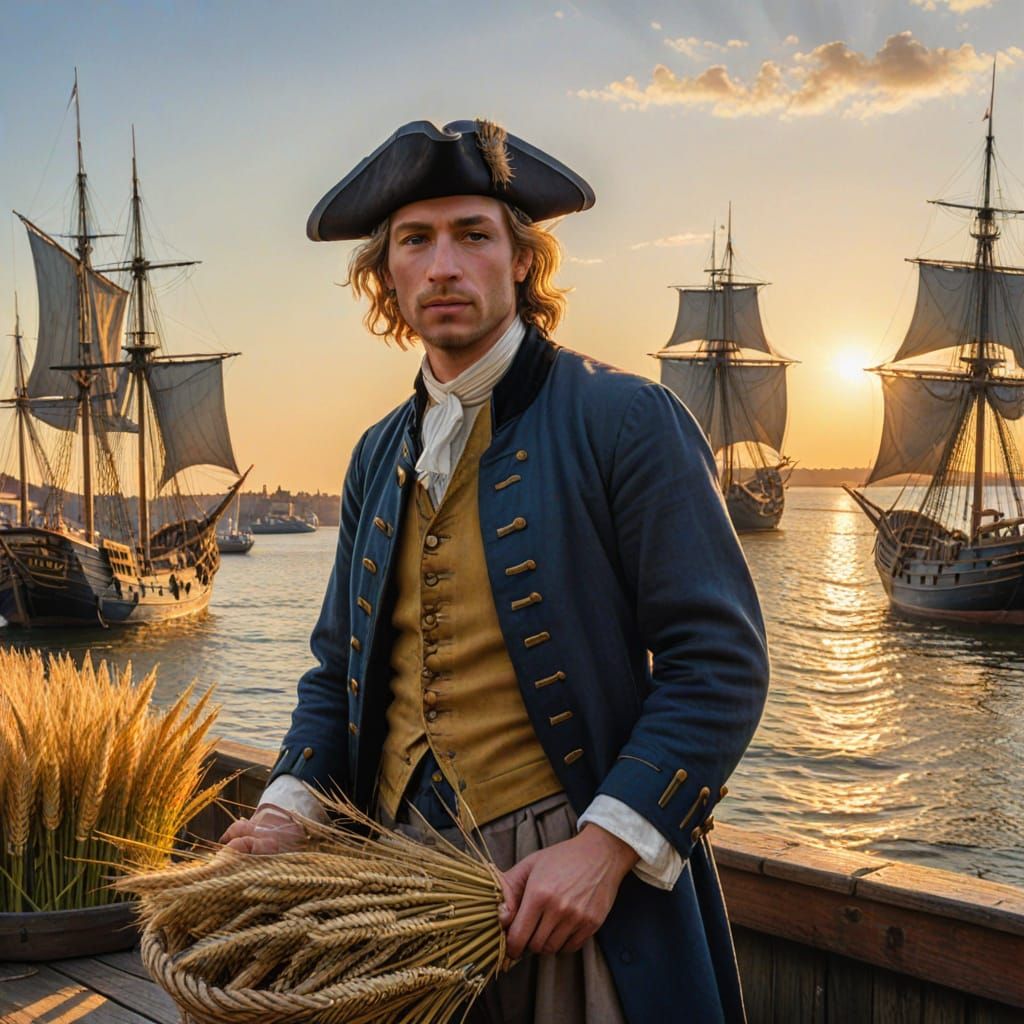 Dutch Captain in Golden Hour Glory