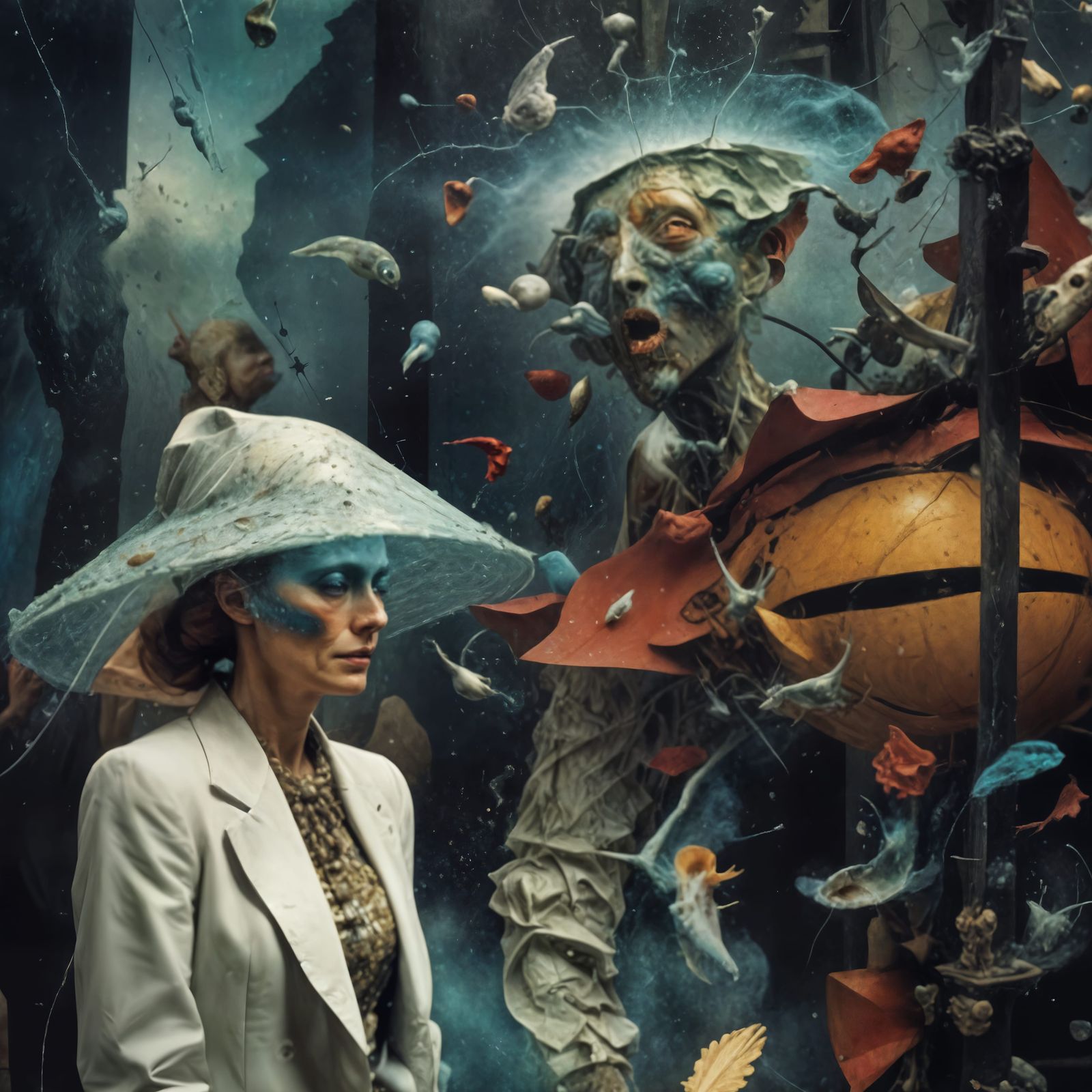 Audience member and the Stage Magician who will 'READ YOUR M...