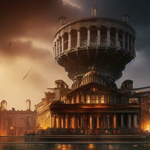 Dramatic Roses: Digital Matte Painting