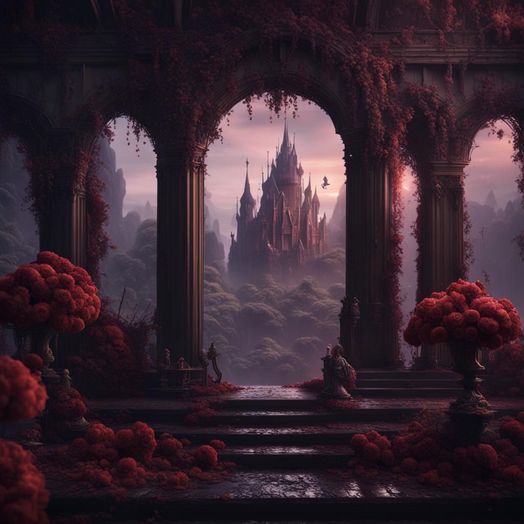 Dark Romance Fantasy Concept Art