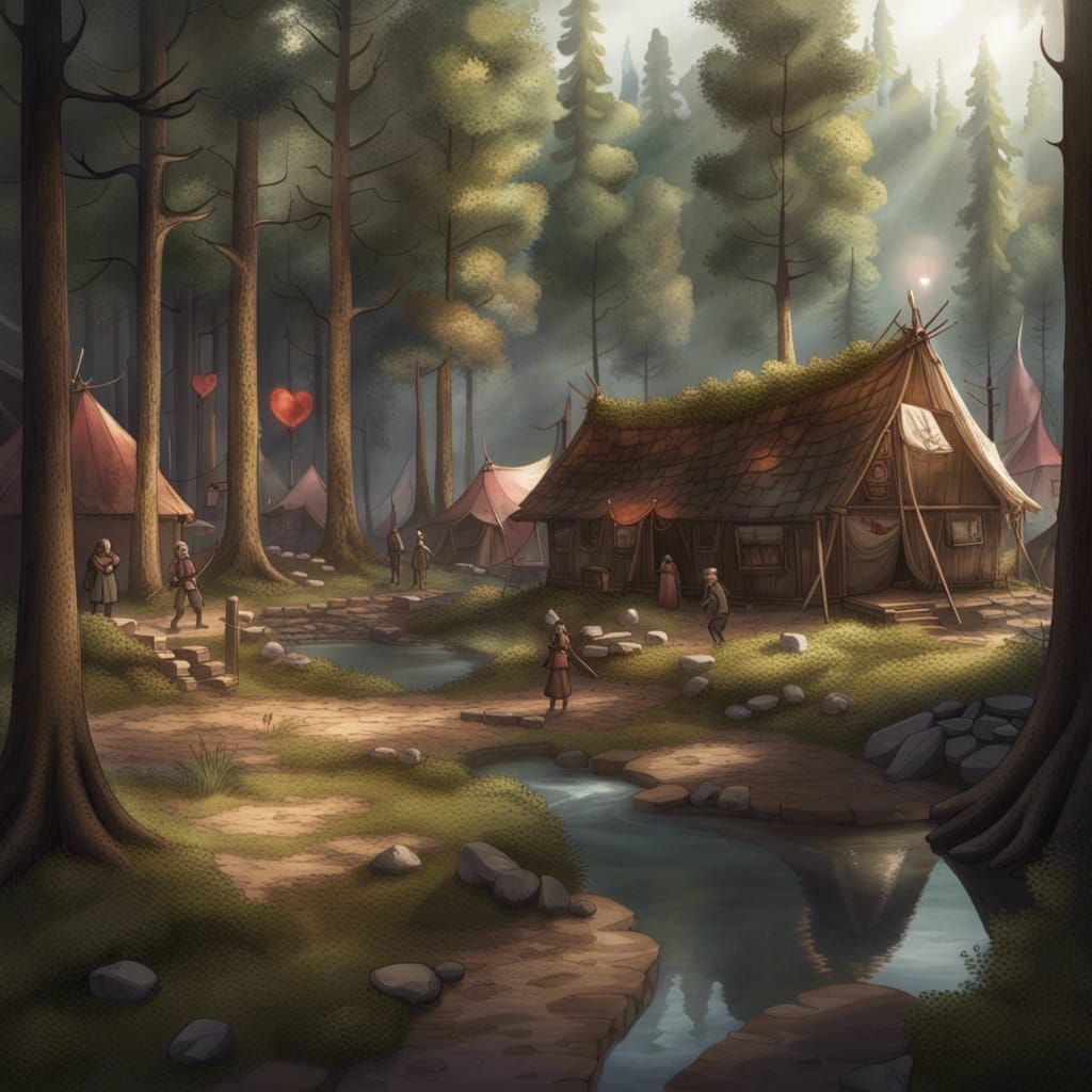 Ethereal Forest Resistance Camp: Magic Training