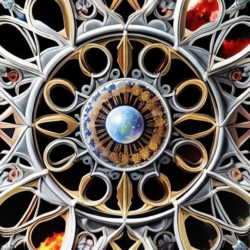 Spiral Galaxies with Mirror Shards in 3D