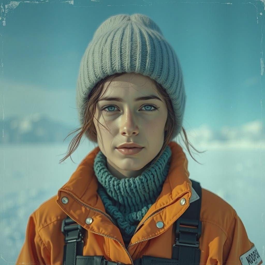 AI Image: Knitted Beanie Hat Transformation