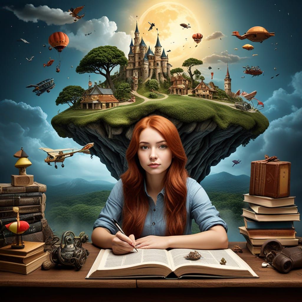 Visionary Scene in Dreamlike Atmosphere