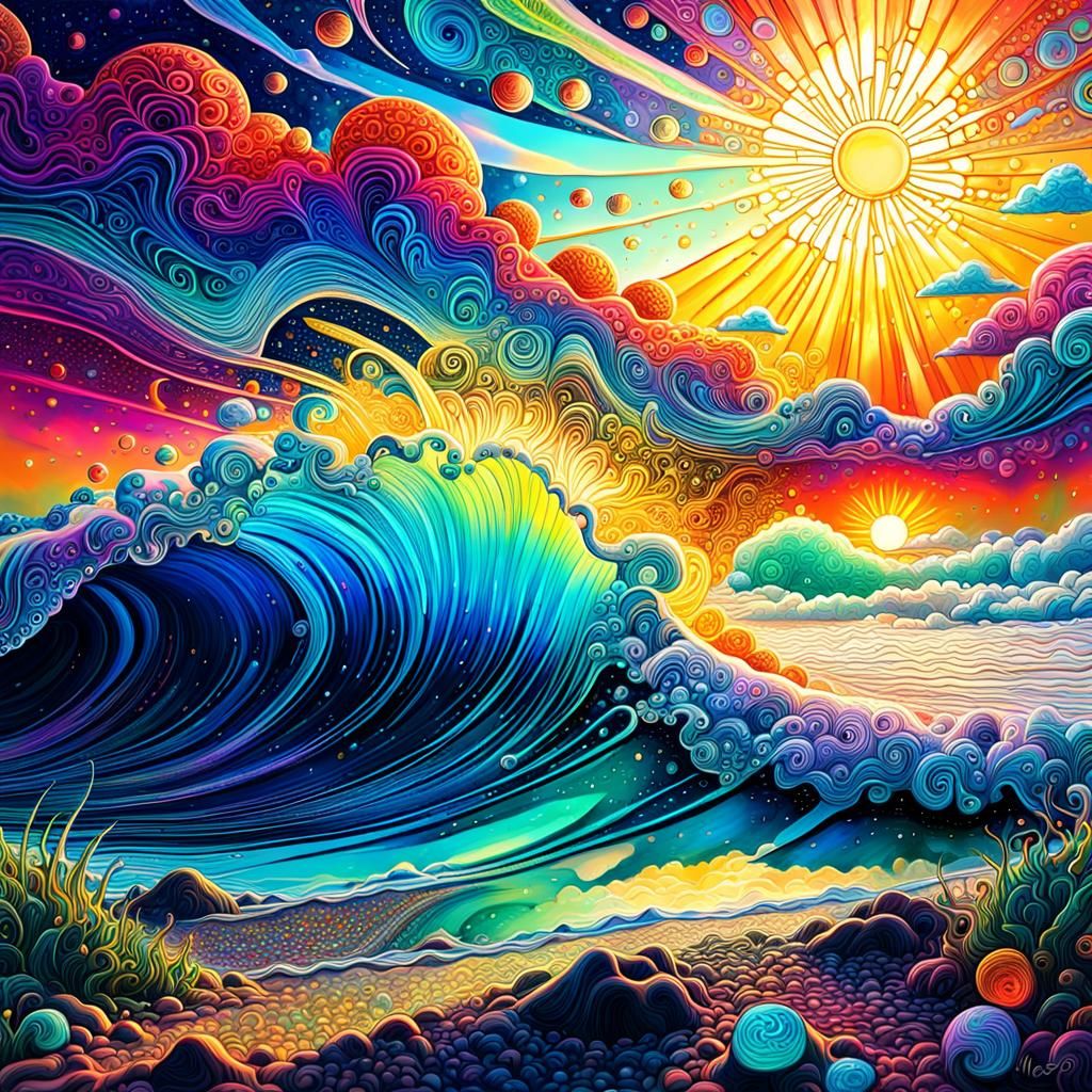 Bombastic 3D Glass Masterpiece in Pop Art Style