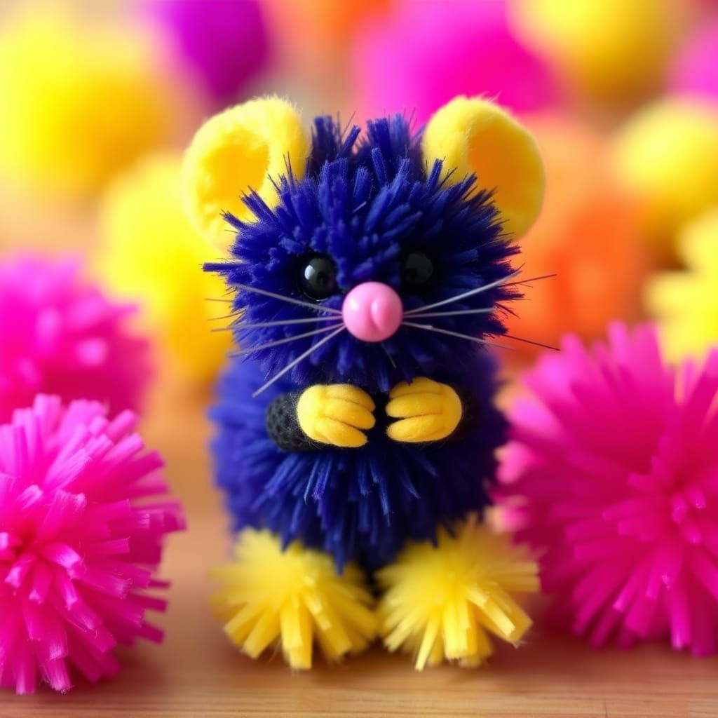 Pom Pom Mouse: A Tiny, Fluffy Creation