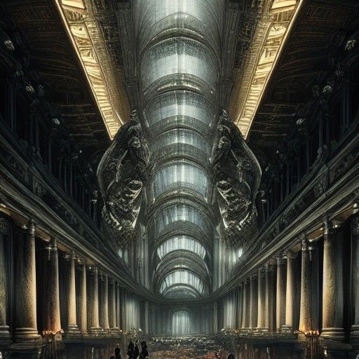 Epic Cinematic Spectre in Digital Matte Painting Style