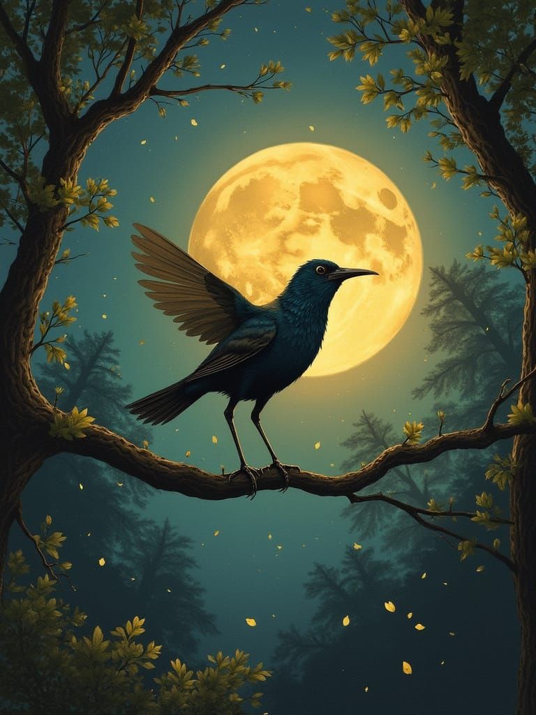 Feelings to Tell You I Remember a Little Brassbellbird Over-...