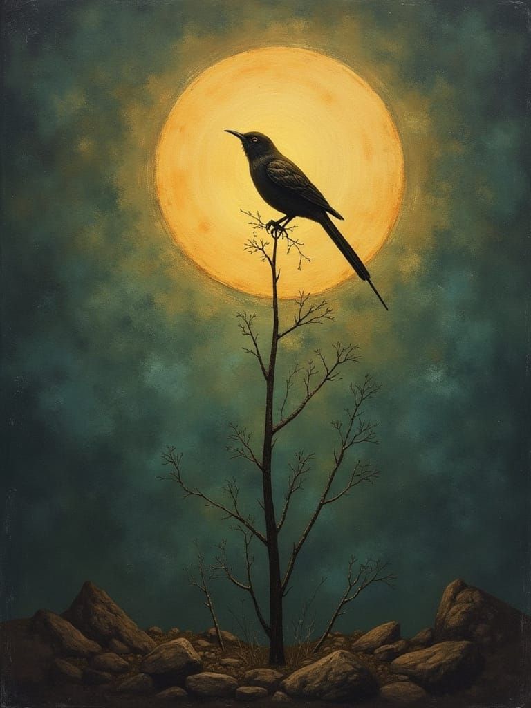 Feelings to Tell You I Remember a Little Brassbellbird Over-...