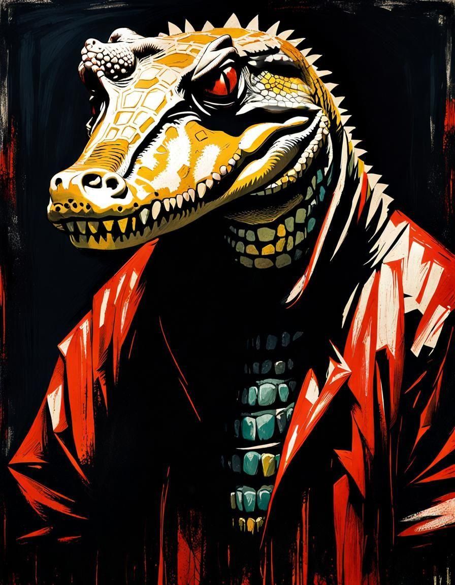 Happy crocodil