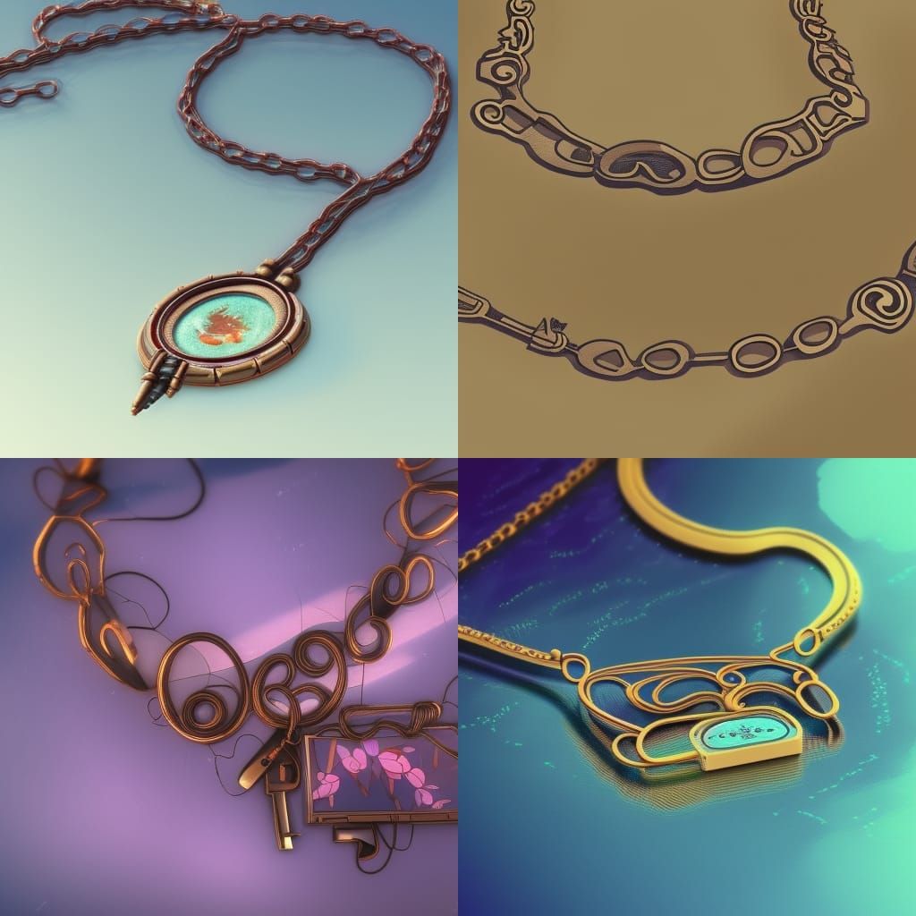 Anime Key Visual of a Nonpareil Necklace
