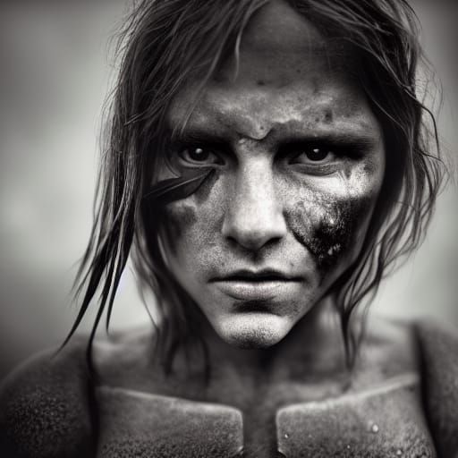 Fantasy Knight Close-Up Portrait