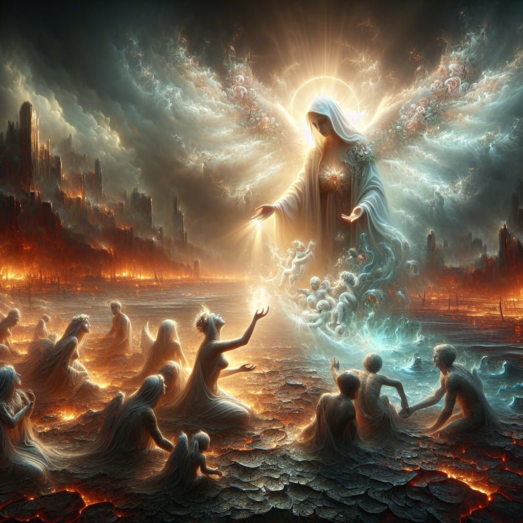 Holy Mary Figure Offers Solace in War-Torn Land