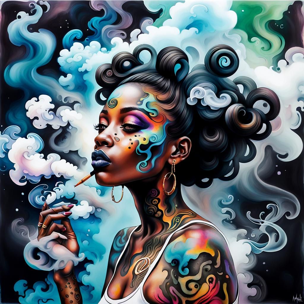 Cloud Nine Cypher: Shayla's Smoke-Filled Hip Hop Utopia