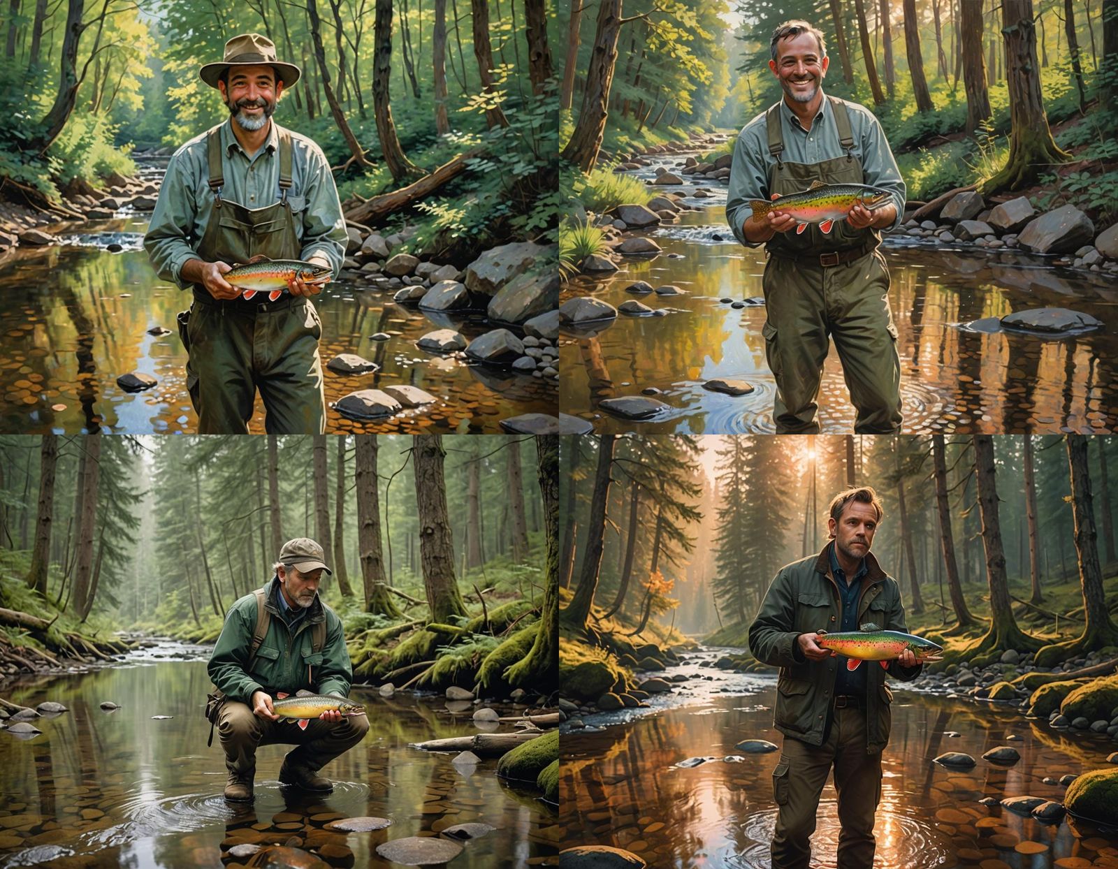Brook Trout Catch by Forest Creek