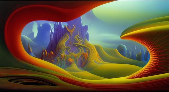 Mystical Dreamscape with Dynamic Lighting