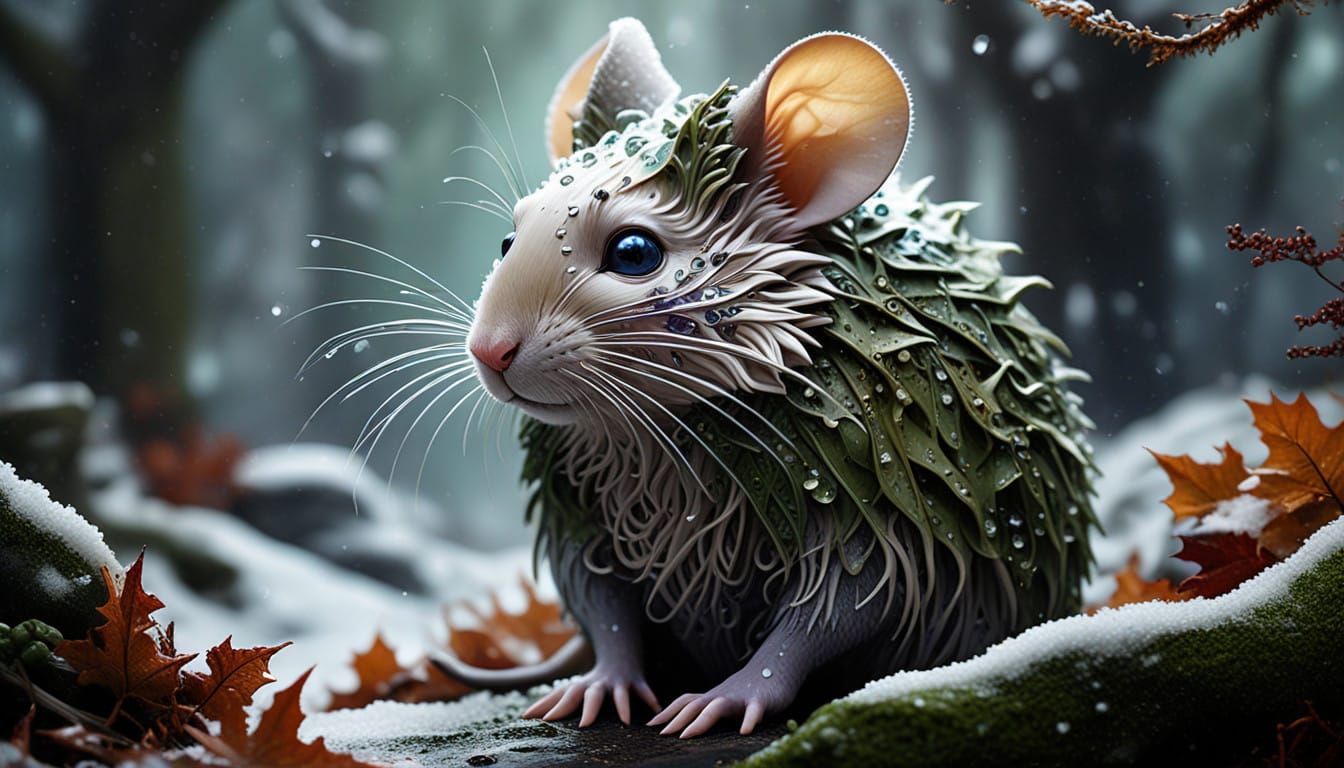 Mouse in a Blizzard: Frosty Winter Wonderland
