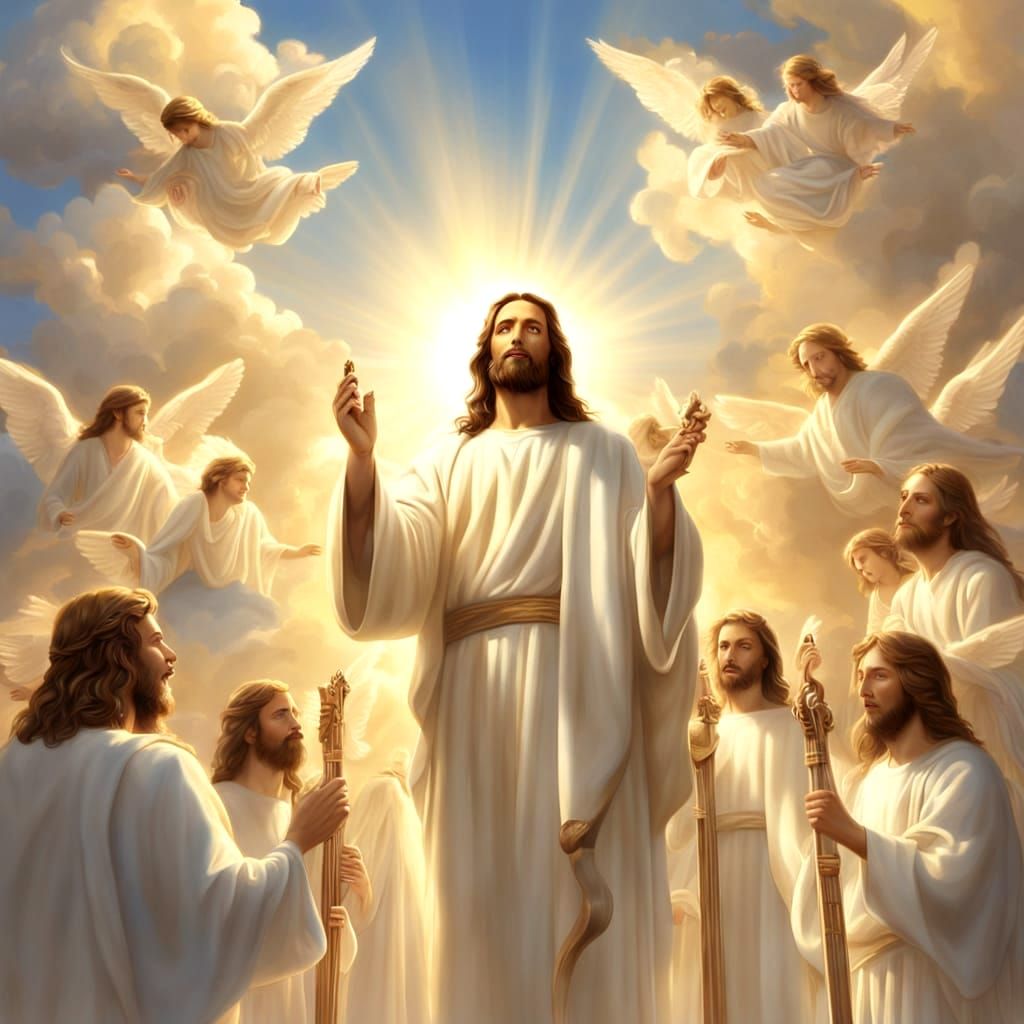 Heavenly Angelic Figure in Soft Focus