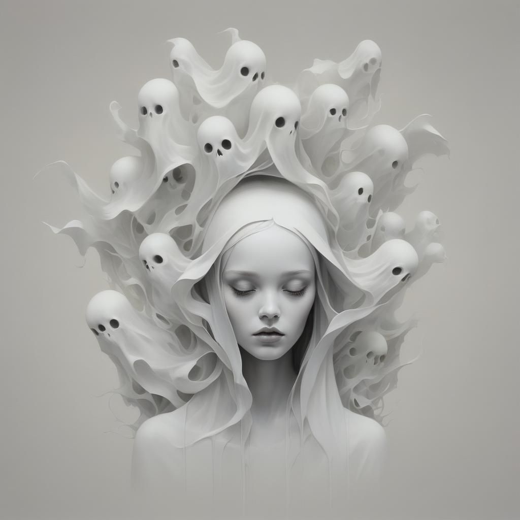 Ethereal Ghosts Intertwined with Stories