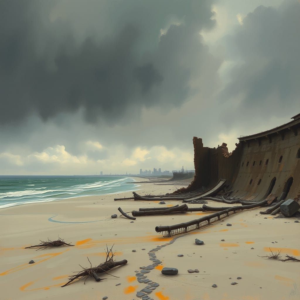 Desolate Apocalypse: Santa Rosa's Beach and Pensacola's Ruin...